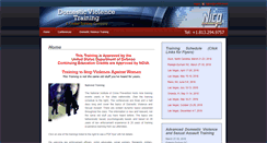 Desktop Screenshot of domesticviolencetraining.com